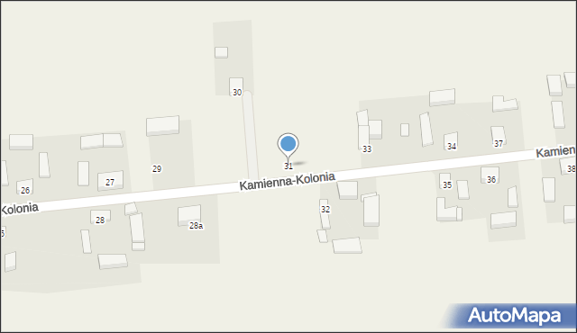 Kamienna-Kolonia, Kamienna-Kolonia, 31, mapa Kamienna-Kolonia