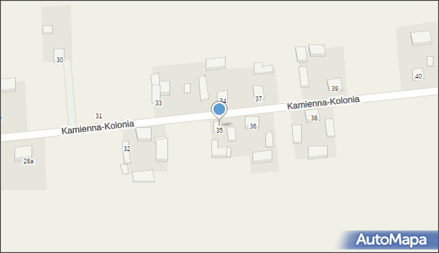 Kamienna-Kolonia, Kamienna-Kolonia, 35a, mapa Kamienna-Kolonia