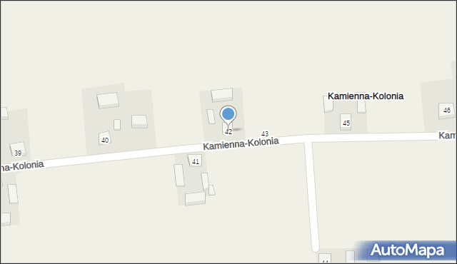 Kamienna-Kolonia, Kamienna-Kolonia, 42, mapa Kamienna-Kolonia