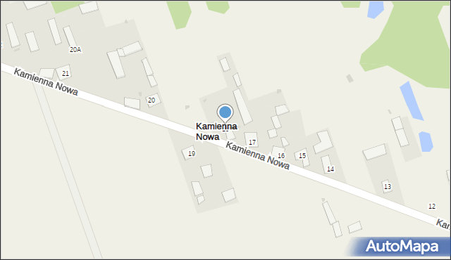 Kamienna Nowa, Kamienna Nowa, 18, mapa Kamienna Nowa