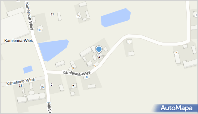Kamienna-Wieś, Kamienna-Wieś, 4, mapa Kamienna-Wieś