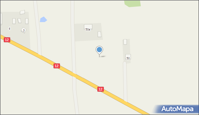 Kamienna-Wieś, Kamienna-Wieś, 50a, mapa Kamienna-Wieś