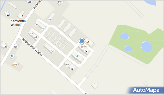 Kamiennik Wielki, Kamiennik Wielki, 41, mapa Kamiennik Wielki
