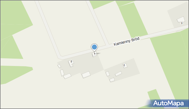 Kamienny Bród, Kamienny Bród, 7, mapa Kamienny Bród