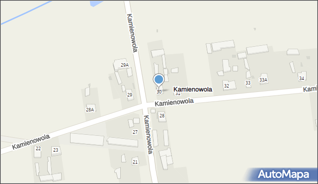 Kamienowola, Kamienowola, 30, mapa Kamienowola