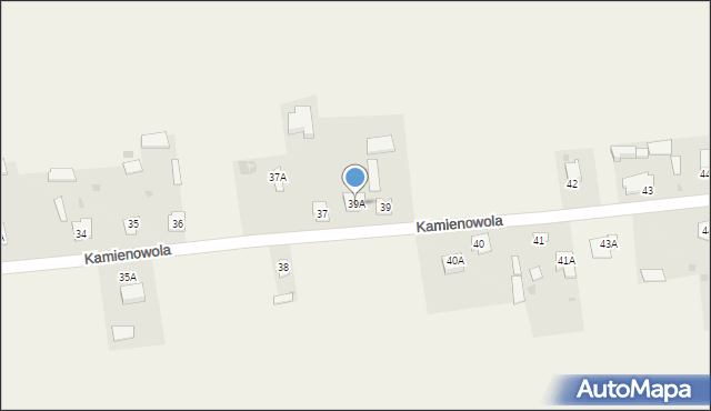 Kamienowola, Kamienowola, 39A, mapa Kamienowola