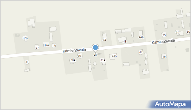 Kamienowola, Kamienowola, 41, mapa Kamienowola