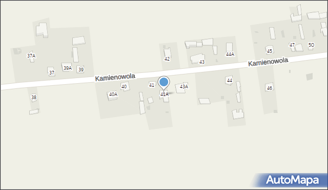 Kamienowola, Kamienowola, 41A, mapa Kamienowola