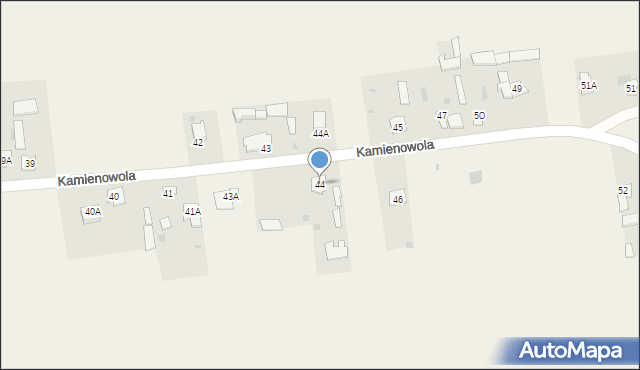 Kamienowola, Kamienowola, 44, mapa Kamienowola