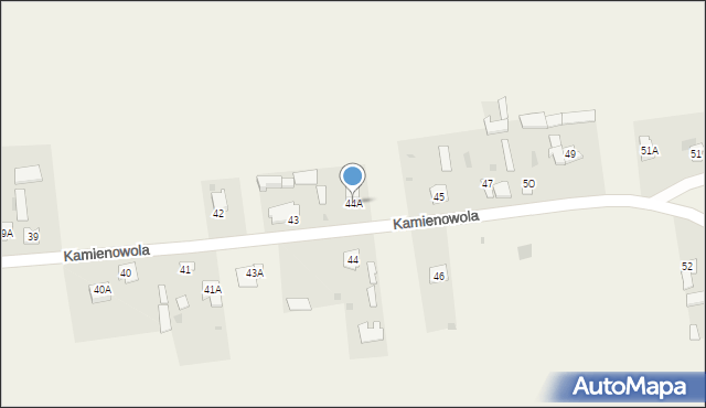 Kamienowola, Kamienowola, 44A, mapa Kamienowola