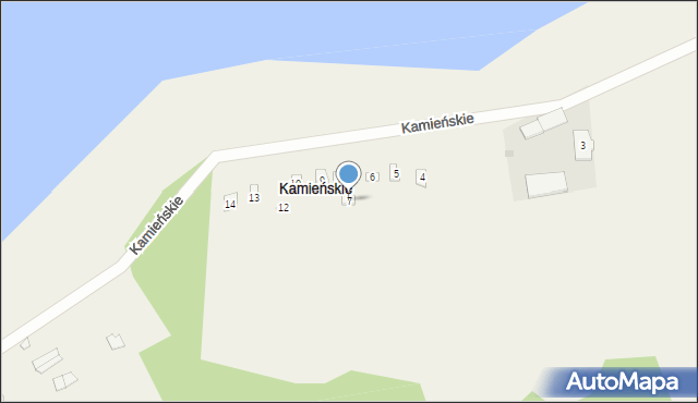 Kamieńskie, Kamieńskie, 7, mapa Kamieńskie