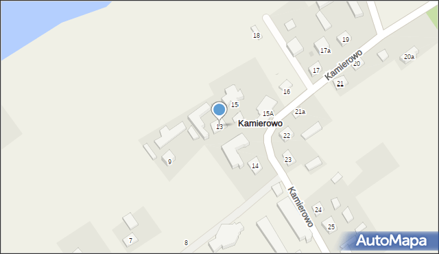 Kamierowo, Kamierowo, 13, mapa Kamierowo