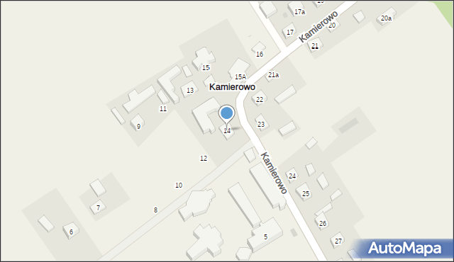 Kamierowo, Kamierowo, 14, mapa Kamierowo