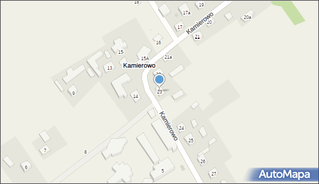 Kamierowo, Kamierowo, 23, mapa Kamierowo