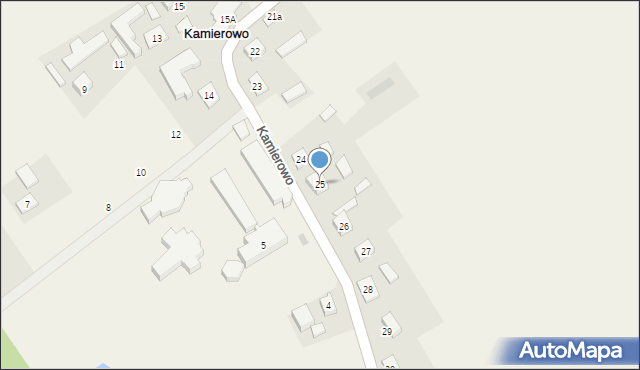 Kamierowo, Kamierowo, 25, mapa Kamierowo