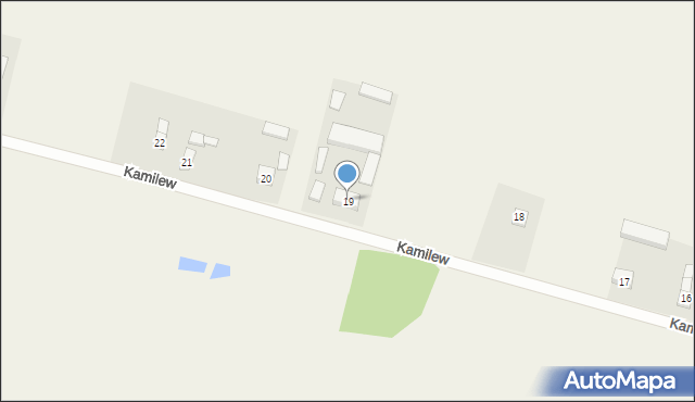 Kamilew, Kamilew, 19, mapa Kamilew