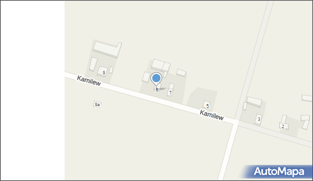 Kamilew, Kamilew, 8, mapa Kamilew