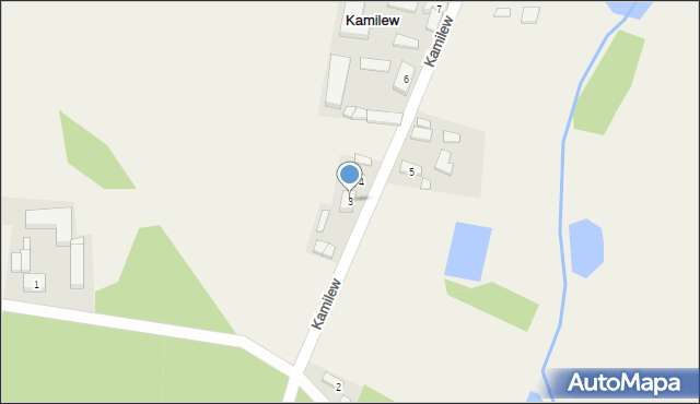 Kamilew, Kamilew, 3, mapa Kamilew