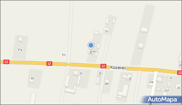 Kamilówka, Kamilówka, 32, mapa Kamilówka