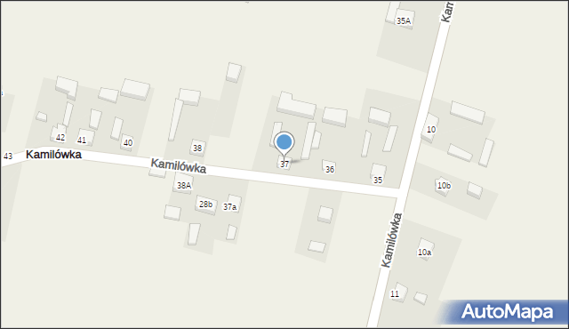 Kamilówka, Kamilówka, 37, mapa Kamilówka