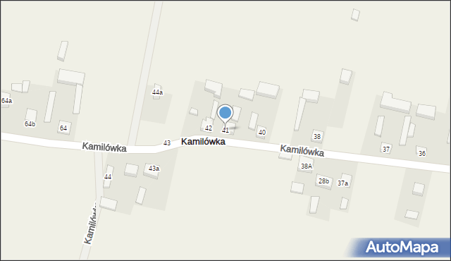 Kamilówka, Kamilówka, 41, mapa Kamilówka