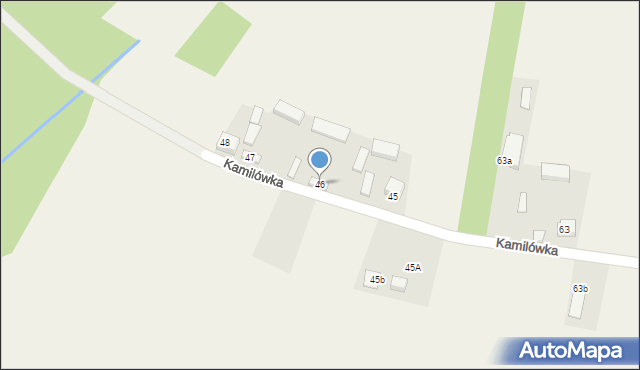 Kamilówka, Kamilówka, 46, mapa Kamilówka