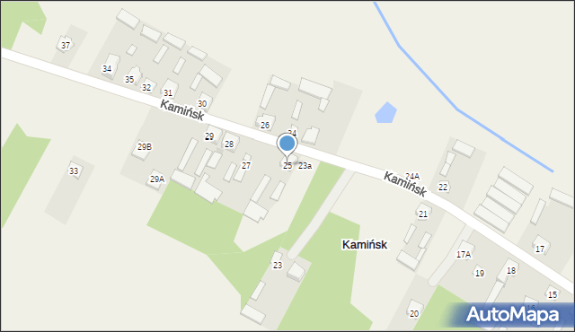 Kamińsk, Kamińsk, 25, mapa Kamińsk