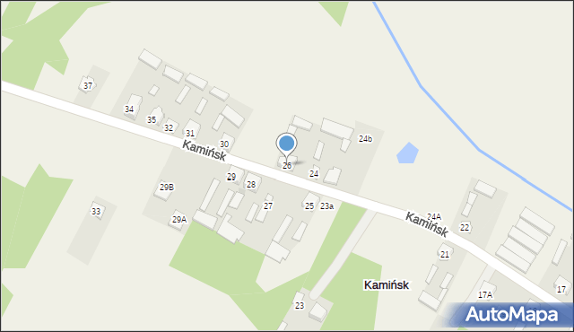 Kamińsk, Kamińsk, 26, mapa Kamińsk