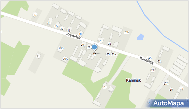 Kamińsk, Kamińsk, 27, mapa Kamińsk