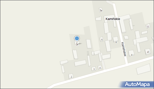 Kamińskie, Kamińskie, 2a, mapa Kamińskie