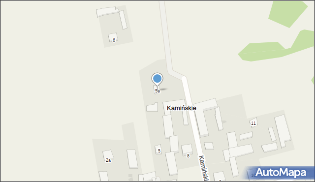 Kamińskie, Kamińskie, 5a, mapa Kamińskie