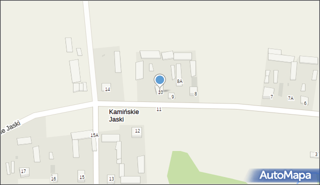 Kamińskie Jaski, Kamińskie Jaski, 10, mapa Kamińskie Jaski