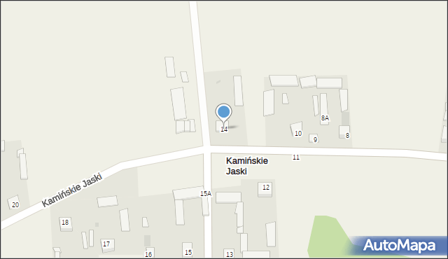 Kamińskie Jaski, Kamińskie Jaski, 14, mapa Kamińskie Jaski