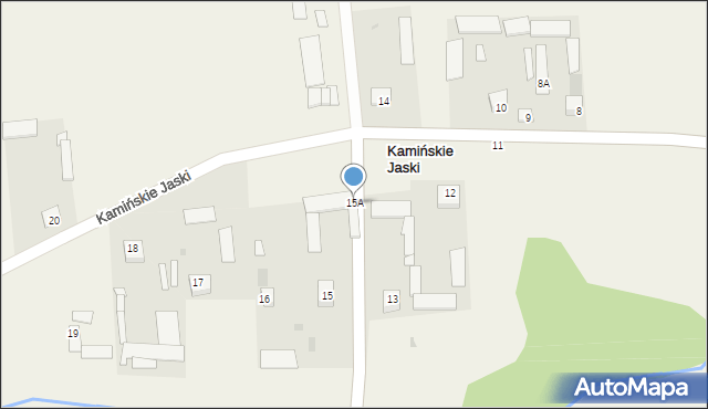 Kamińskie Jaski, Kamińskie Jaski, 15A, mapa Kamińskie Jaski