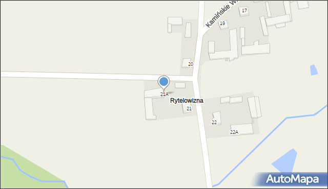 Kamińskie Wiktory, Kamińskie Wiktory, 21A, mapa Kamińskie Wiktory