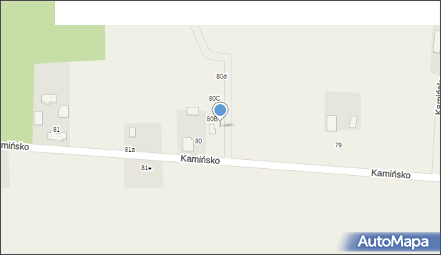 Kamińsko, Kamińsko, 80a, mapa Kamińsko