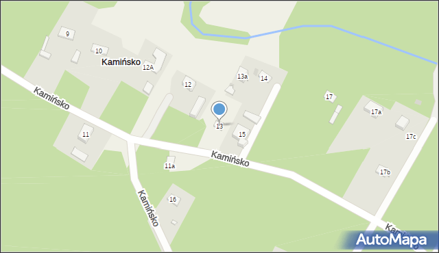 Kamińsko, Kamińsko, 13, mapa Kamińsko