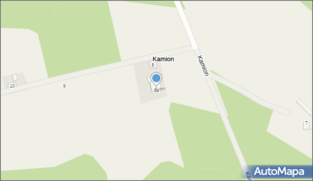 Kamion, Kamion, 8a, mapa Kamion