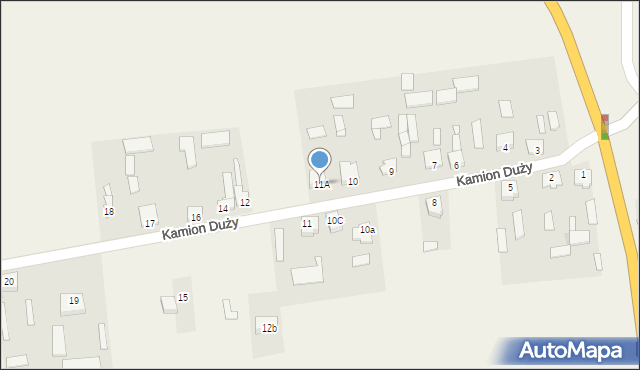 Kamion, Kamion Duży, 11A, mapa Kamion