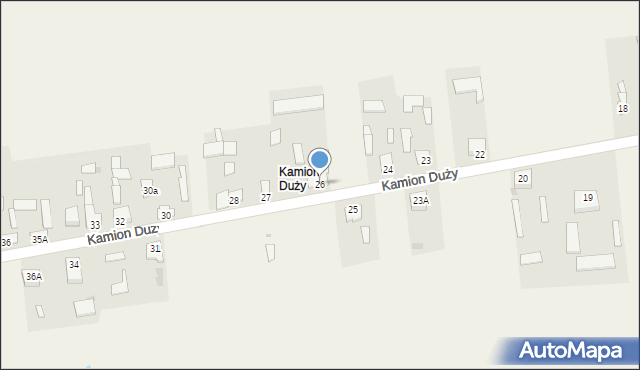 Kamion, Kamion Duży, 26, mapa Kamion