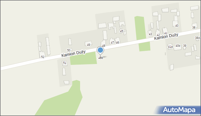 Kamion, Kamion Duży, 48b, mapa Kamion