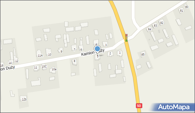 Kamion, Kamion Duży, 5, mapa Kamion