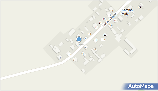 Kamion, Kamion Mały, 7, mapa Kamion