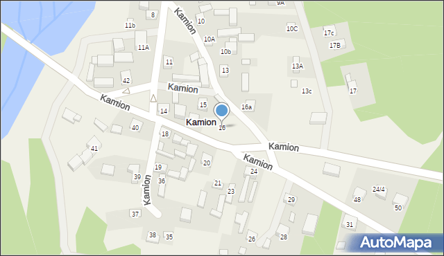 Kamion, Kamion, 16, mapa Kamion