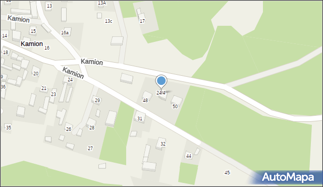 Kamion, Kamion, 24/4, mapa Kamion