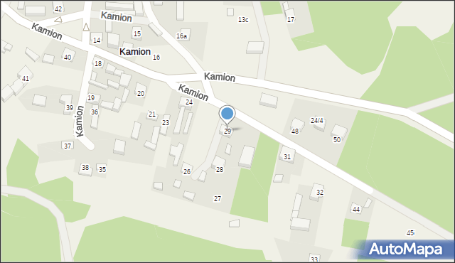 Kamion, Kamion, 29, mapa Kamion