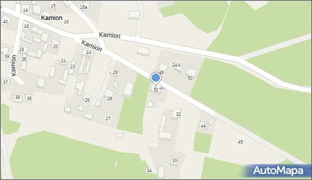 Kamion, Kamion, 31, mapa Kamion