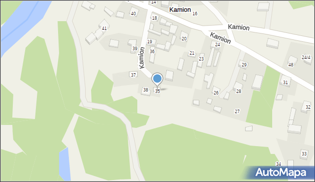 Kamion, Kamion, 35, mapa Kamion