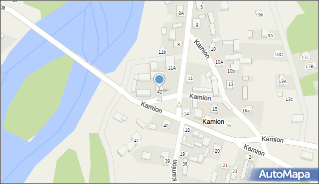 Kamion, Kamion, 42, mapa Kamion