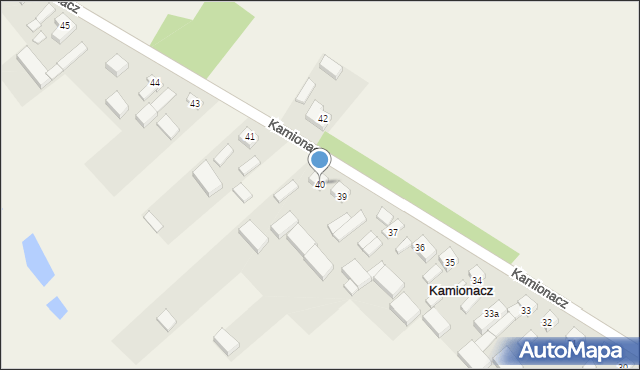 Kamionacz, Kamionacz, 40, mapa Kamionacz